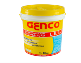 GENCO® L.E. Cloro Granulado Múltipla Ação 3 em 1
